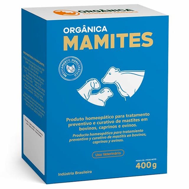 ORGANICA MAMITES 400 GR - TRATAMENTO PARA MASTITE 